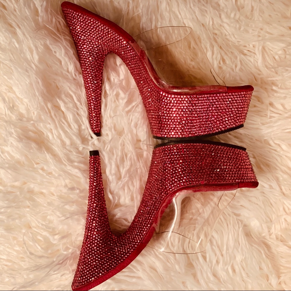 Pink pleaser heels